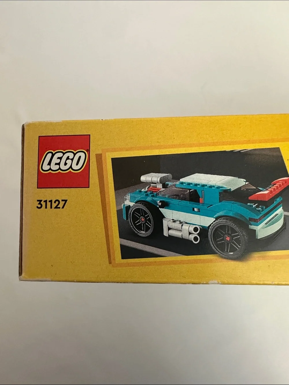 LEGO Creator Teal Racer with Red and Black Accents—Retired